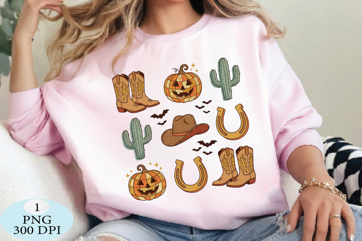 Western Halloween Cowboy Clipart PNG