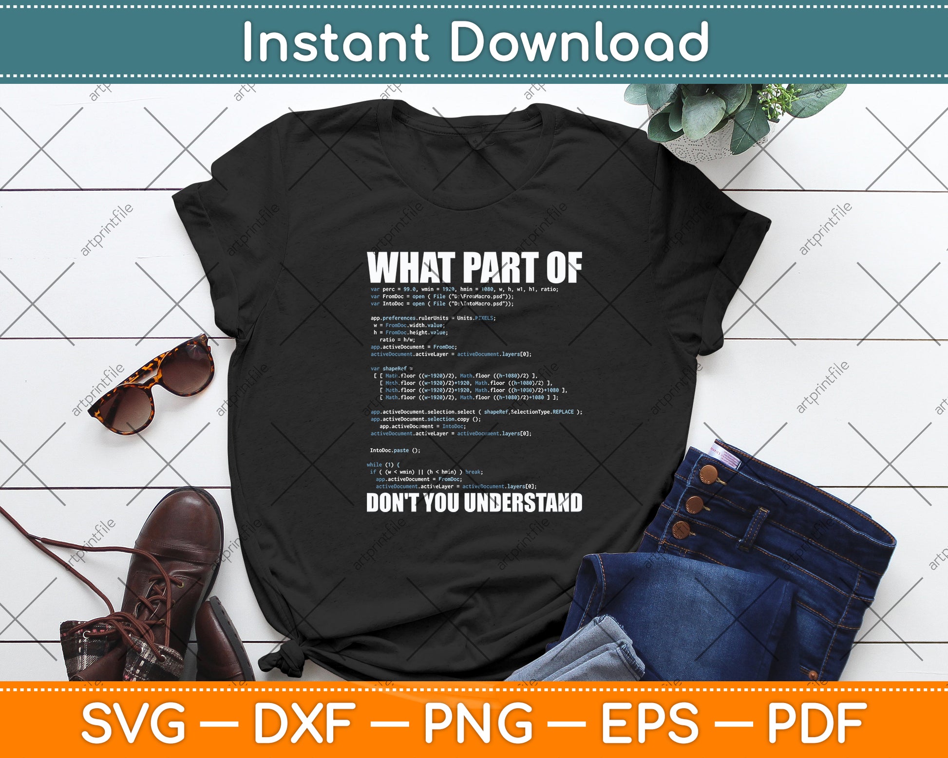 What Part Of Don't You Understand Computer Science Lovers Svg Digital Cutting File