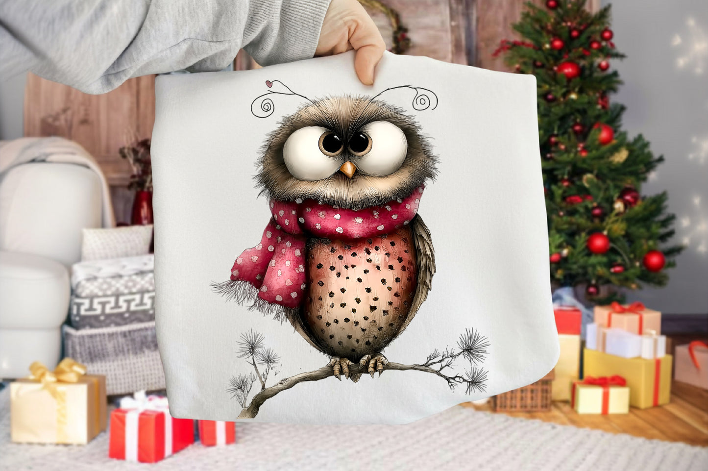 Whimsical Woodland Christmas Animals Clipart PNG Bundle | Cute Watercolor Forest Holiday Animals | Winter Woodland PNG
