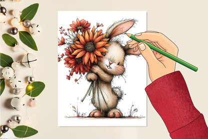 Whimsical Autumn Animals PNG Cute Fall Woodland Animal Clipart Bundle