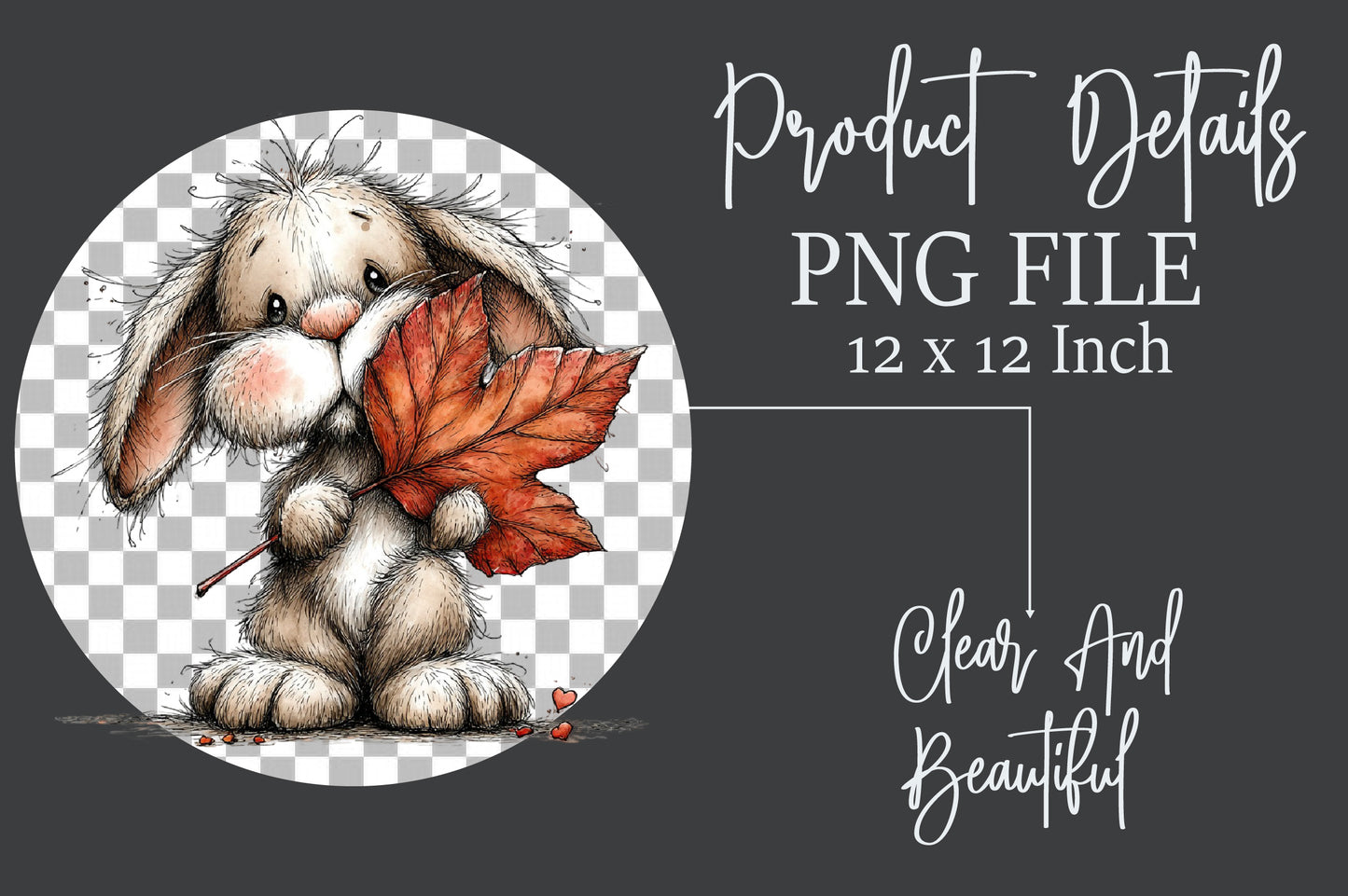 Whimsical Autumn Animals PNG Cute Fall Woodland Animal Clipart Bundle