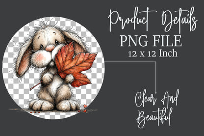 Whimsical Autumn Animals PNG Cute Fall Woodland Animal Clipart Bundle