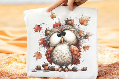 Whimsical Autumn Animals PNG Cute Fall Woodland Animal Clipart Bundle