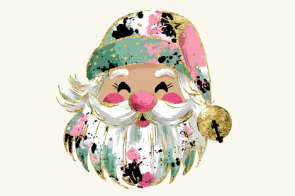 Brush Stock Christmas Santa Clipart PNG – 4 Designs