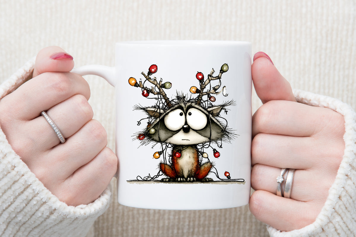 Whimsical Christmas Animal Clipart Bundle Cute Winter Animals PNG