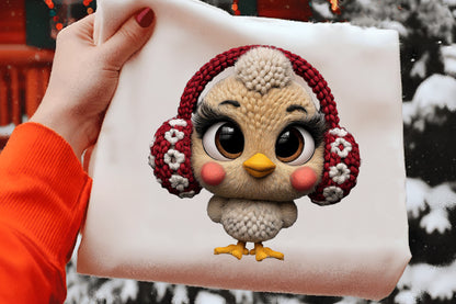 Whimsical Christmas Animal Clipart PNG