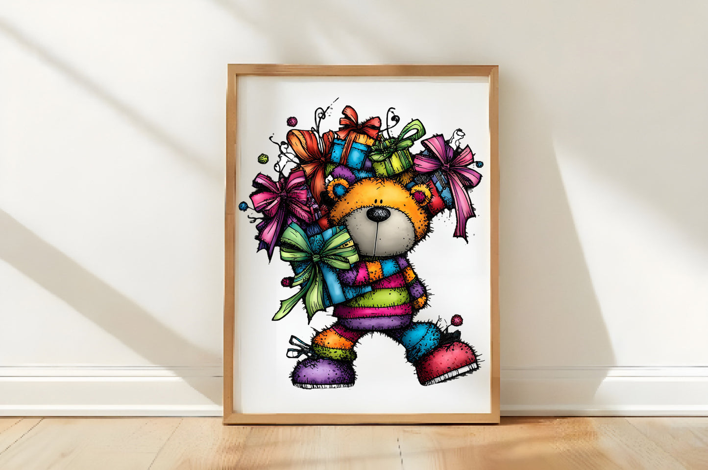 Whimsical Christmas Animal Clipart PNG