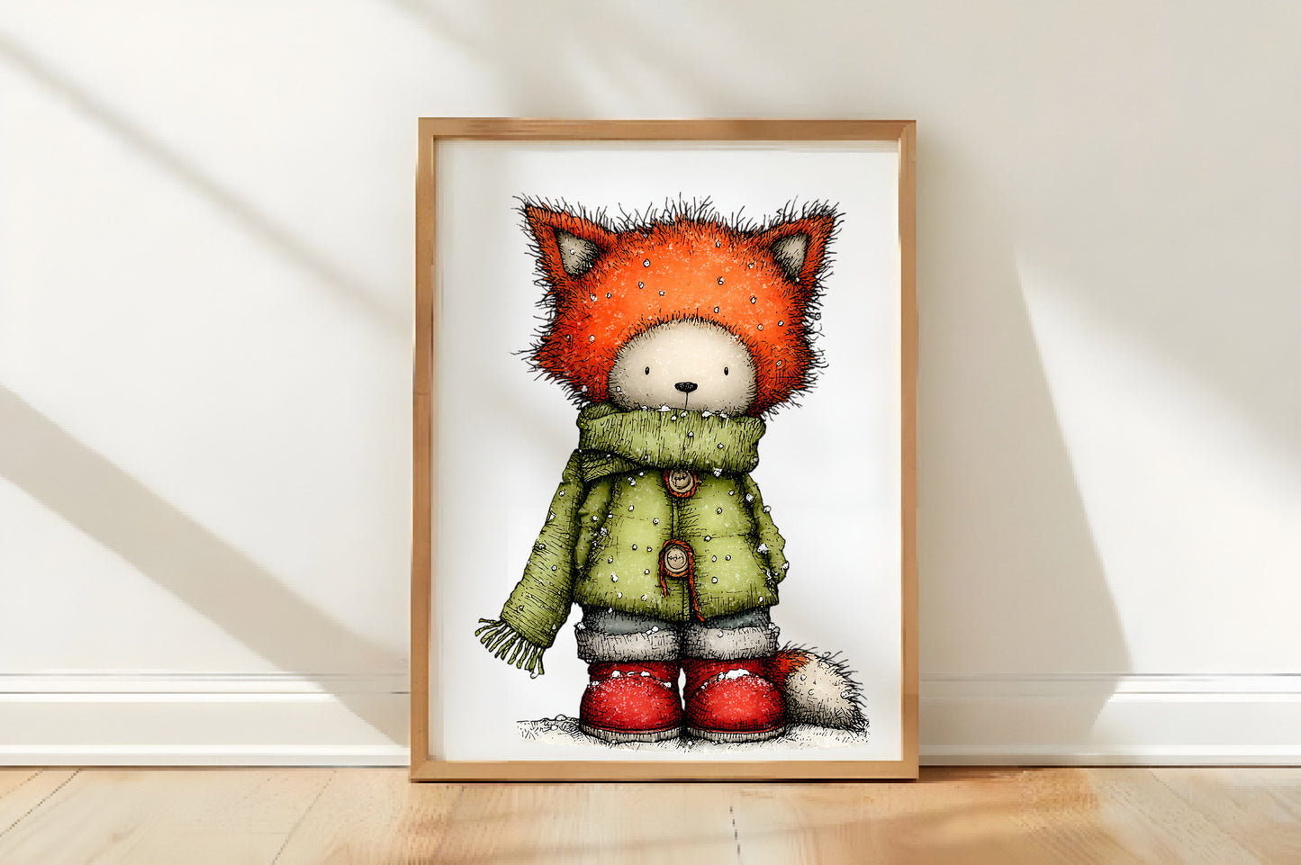 Whimsical Christmas Animal Clipart PNG Sublimation