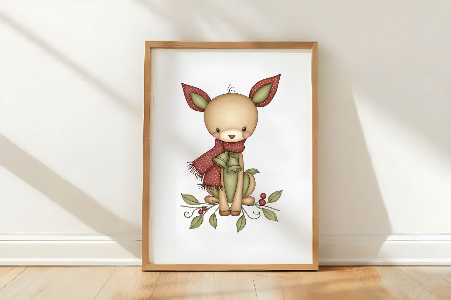 Whimsical Christmas Animals Clipart PNG