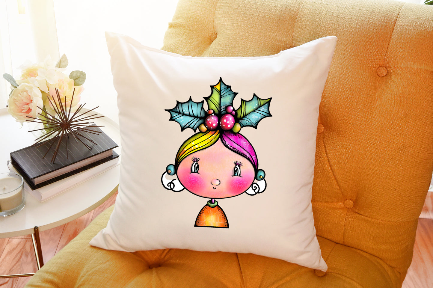 Whimsical Christmas Baby Kid Clipart Bundle Colorful Holiday PNG