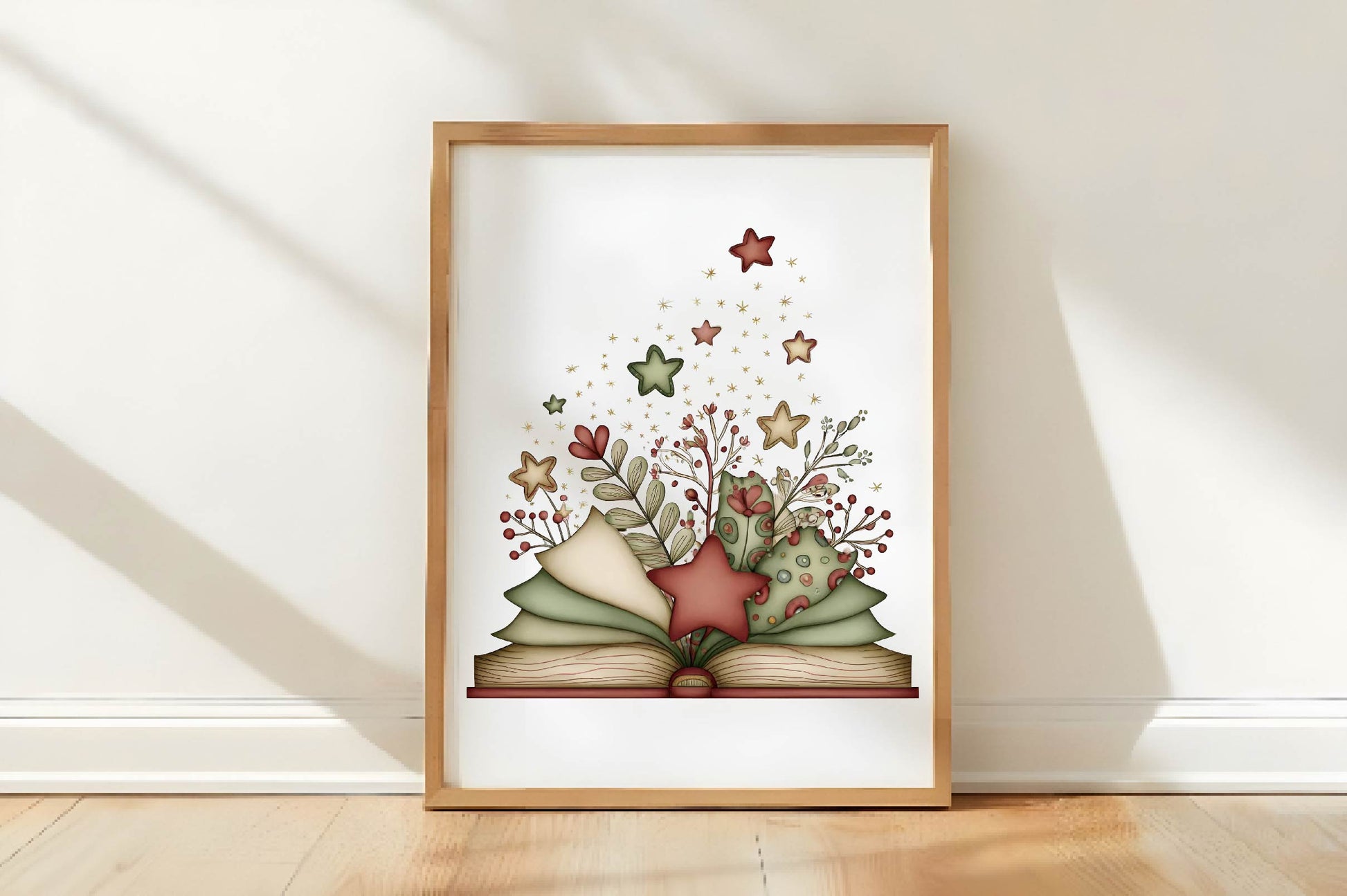 Whimsical Christmas Books Clipart PNG