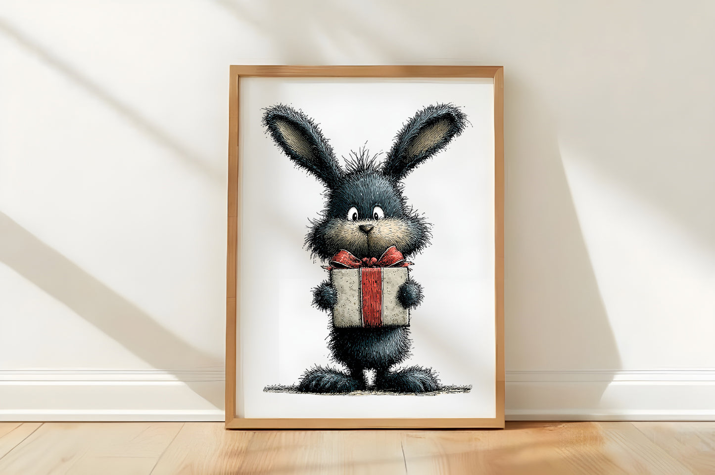 Whimsical Christmas Bunny Clipart Bundle