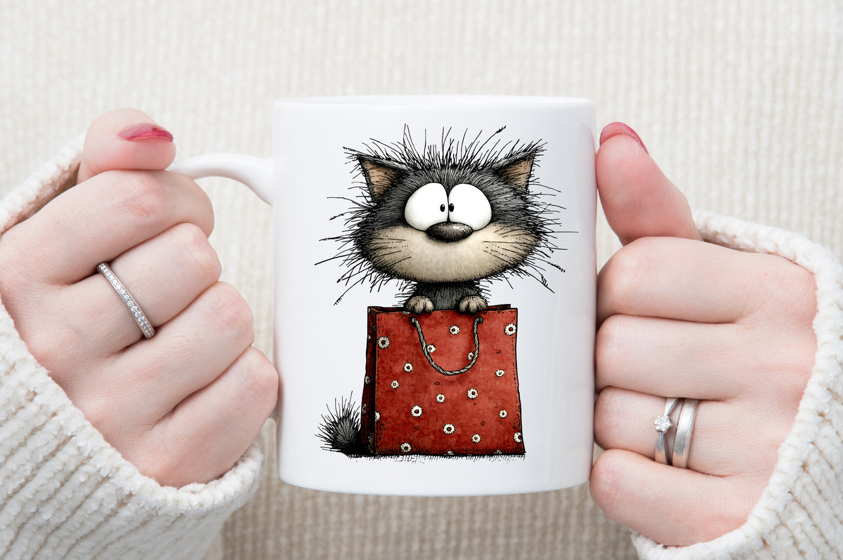 Whimsical Christmas Cats Clipart Bundle Cute Winter Cat PNG