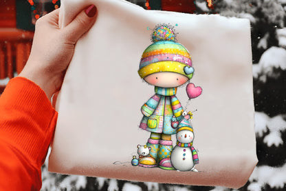 Whimsical Christmas Clipart Bundle PNG