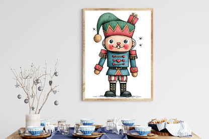 Whimsical Christmas Clipart PNG Bundle | Cute Watercolor Holiday Clipart Collection | Festive Winter PNG