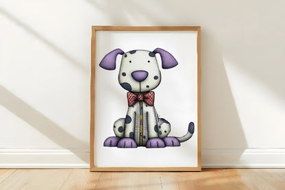 Cute Christmas Dog Clipart PNG