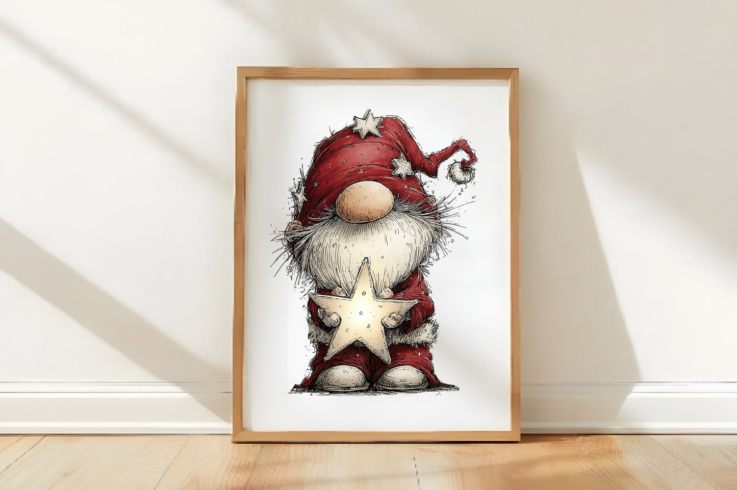 Whimsical Christmas Fluffy Santa Clipart PNG Bundle | Cute Watercolor Cozy Santa Claus Clipart | Festive Holiday Santa PNG
