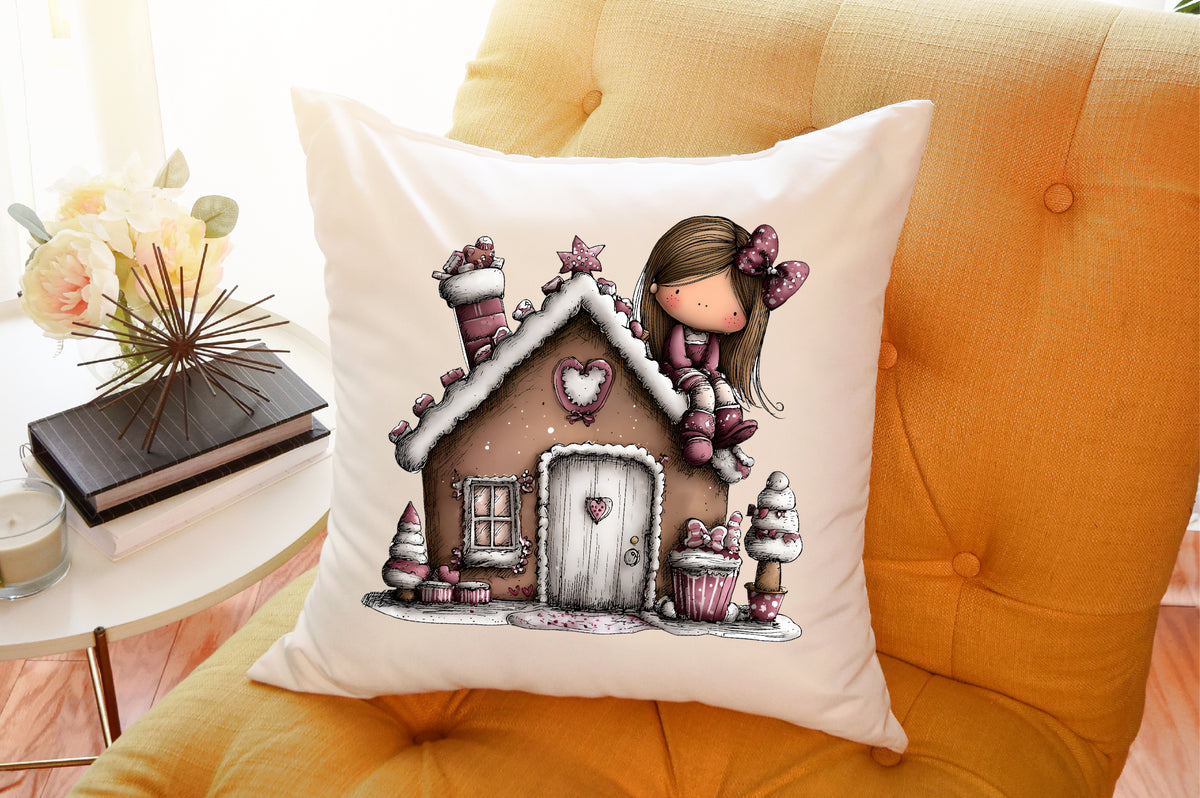 Whimsical Christmas Girl Clipart Bundle Cute Winter PNG