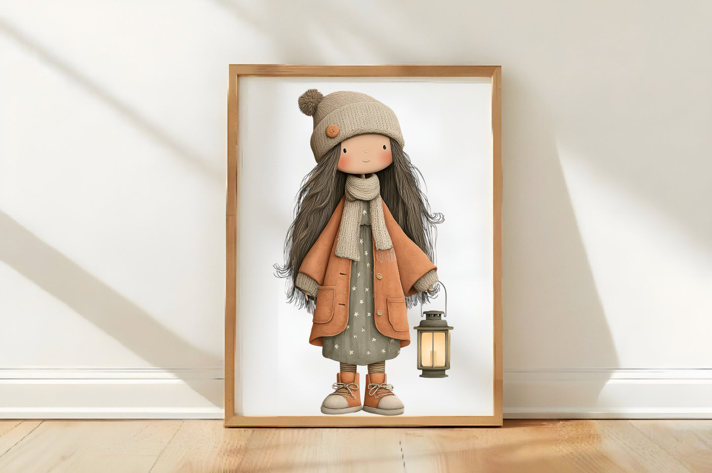Whimsical Christmas Girls Clipart PNG Sublimation