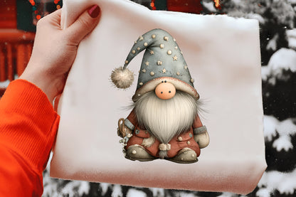 Whimsical Christmas Gnome Clipart PNG