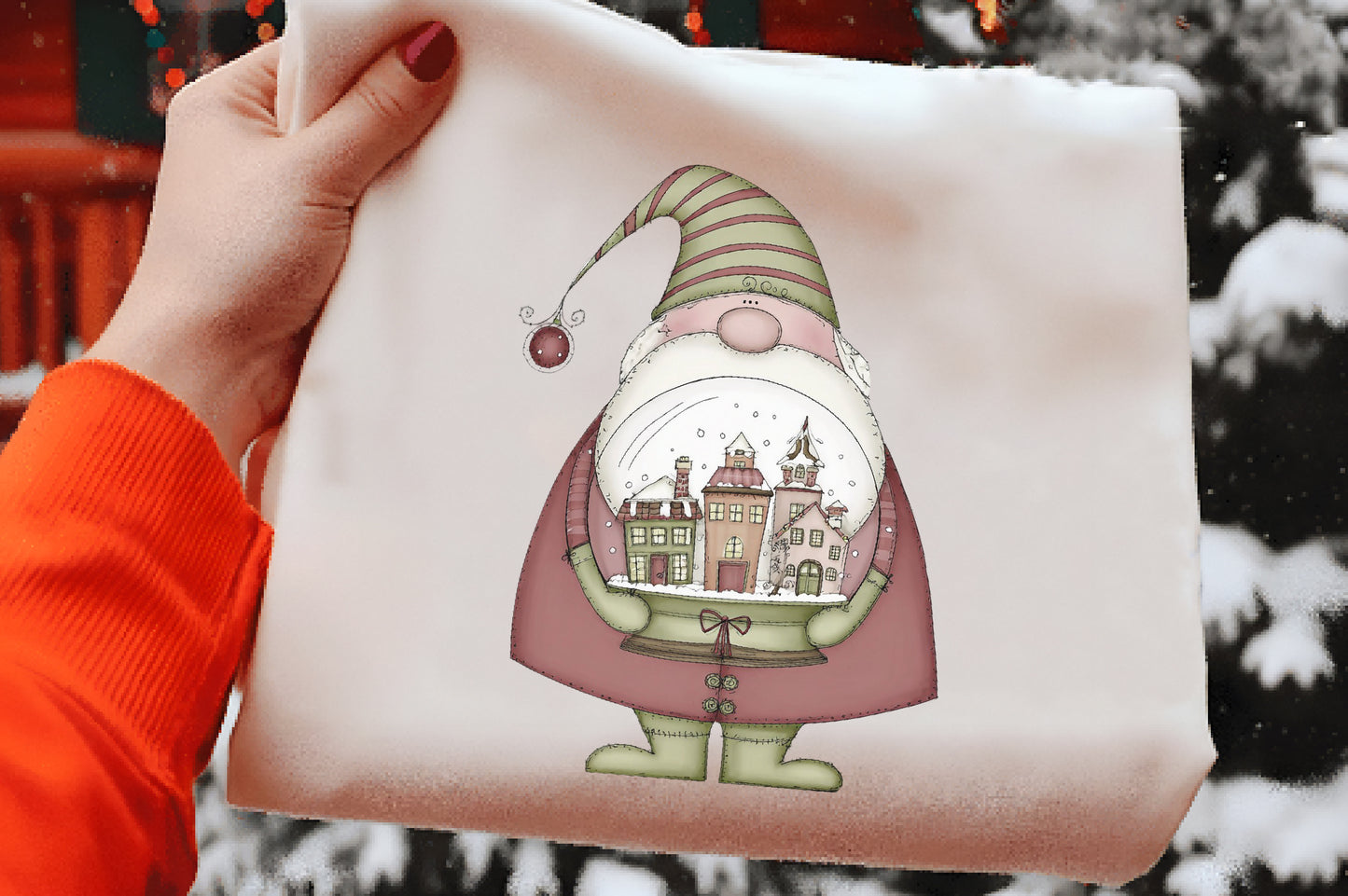 Whimsical Christmas Santa Clipart PNG Bundle | Cute Watercolor Holiday Santa Claus | Festive Christmas Santa PNG