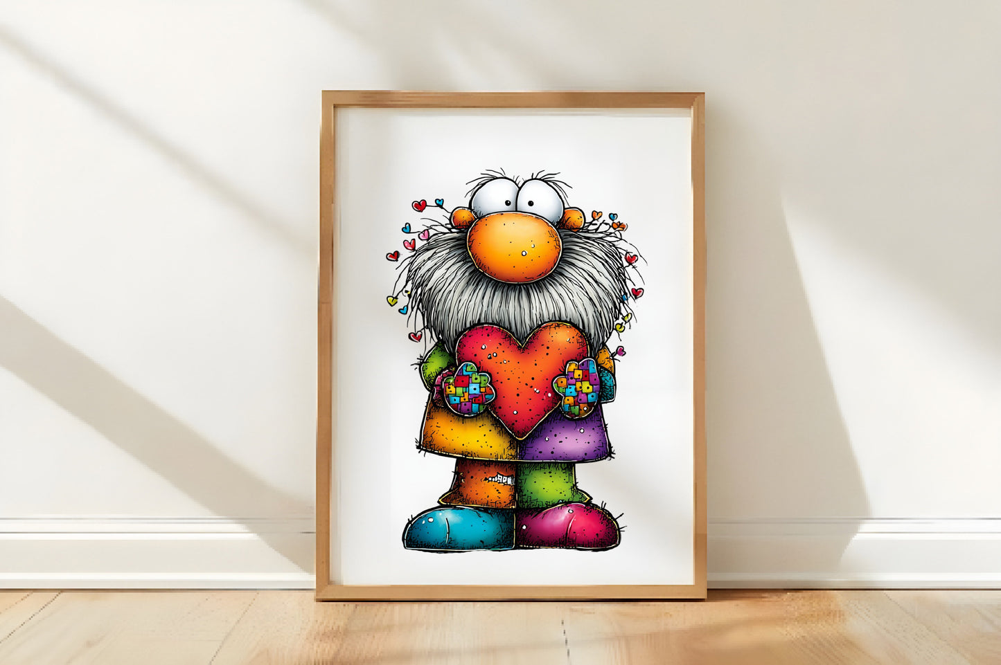 Whimsical Christmas Santa PNG | Cute Santa Claus Clipart | 4 PNG