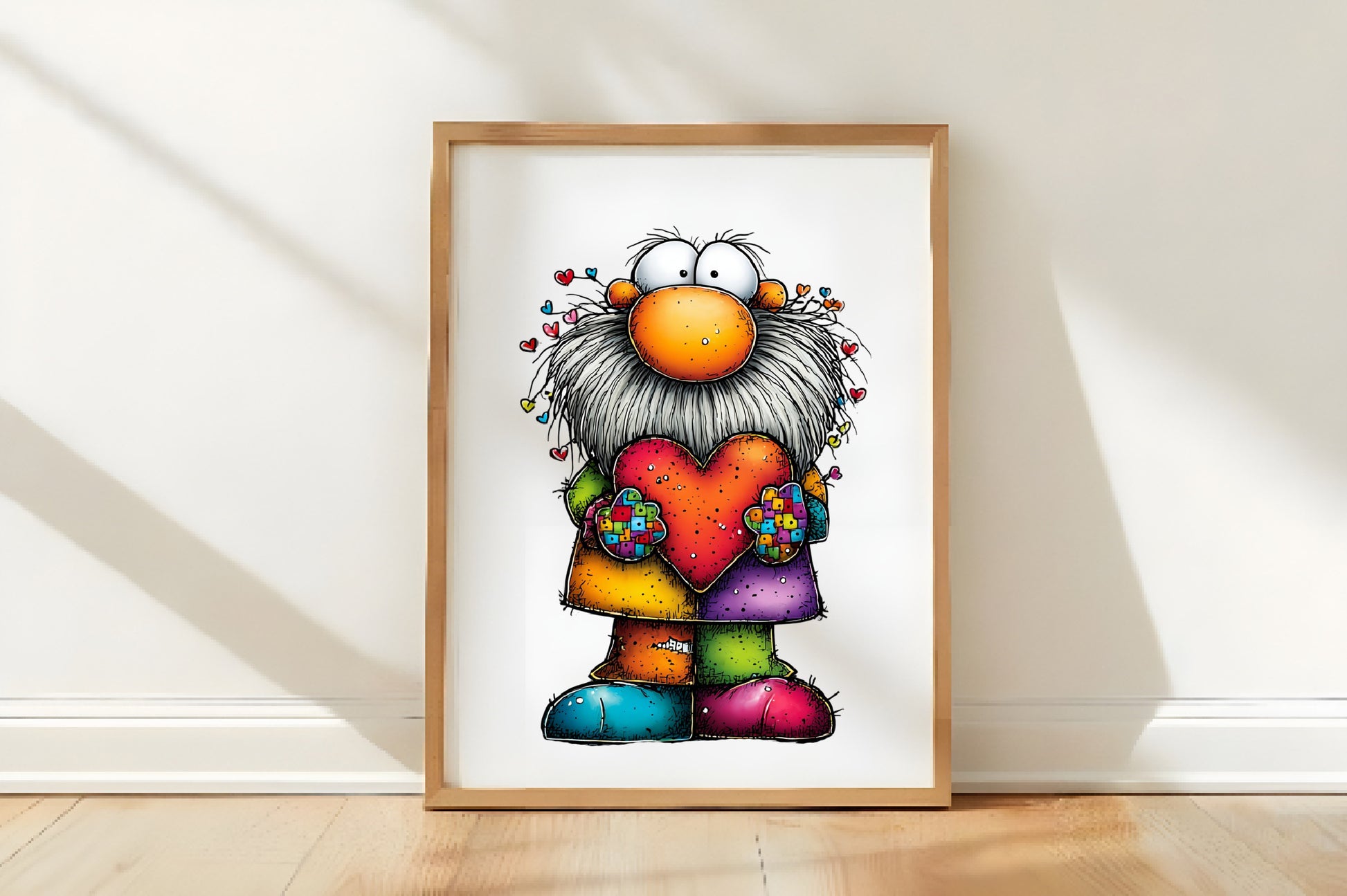 Whimsical Christmas Santa PNG | Cute Santa Claus Clipart | 4 PNG