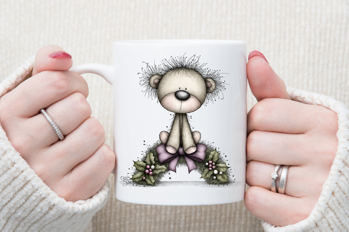 Whimsical Christmas Teddy Clipart Cute Holiday Bear PNG Bundle
