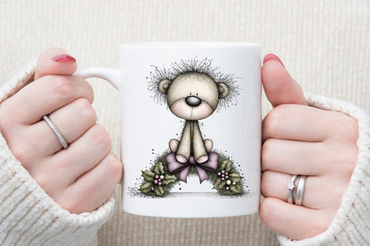 Whimsical Christmas Teddy Clipart Cute Holiday Bear PNG Bundle
