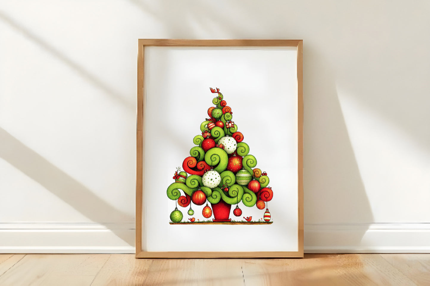 Whimsical Christmas Tree Clipart PNG Bundle | Cute Watercolor Holiday Christmas Trees | Festive Winter Tree PNG