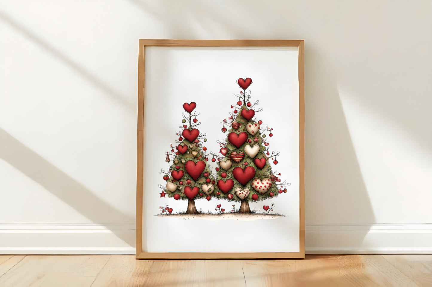 Whimsical Christmas Trees Clipart PNG Bundle | Cute Watercolor Holiday Christmas Trees | Festive Winter Tree PNG