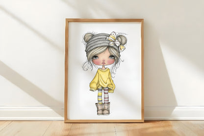 Whimsical Christmas Elf Clipart PNG Bundle | Cute Watercolor Holiday Elf Clipart | Festive North Pole Elf PNG