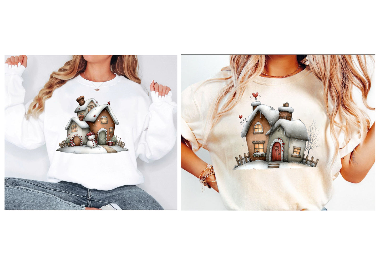 Whimsical Gingerbread House PNG | Christmas Village Clipart | 19 Transparent PNG