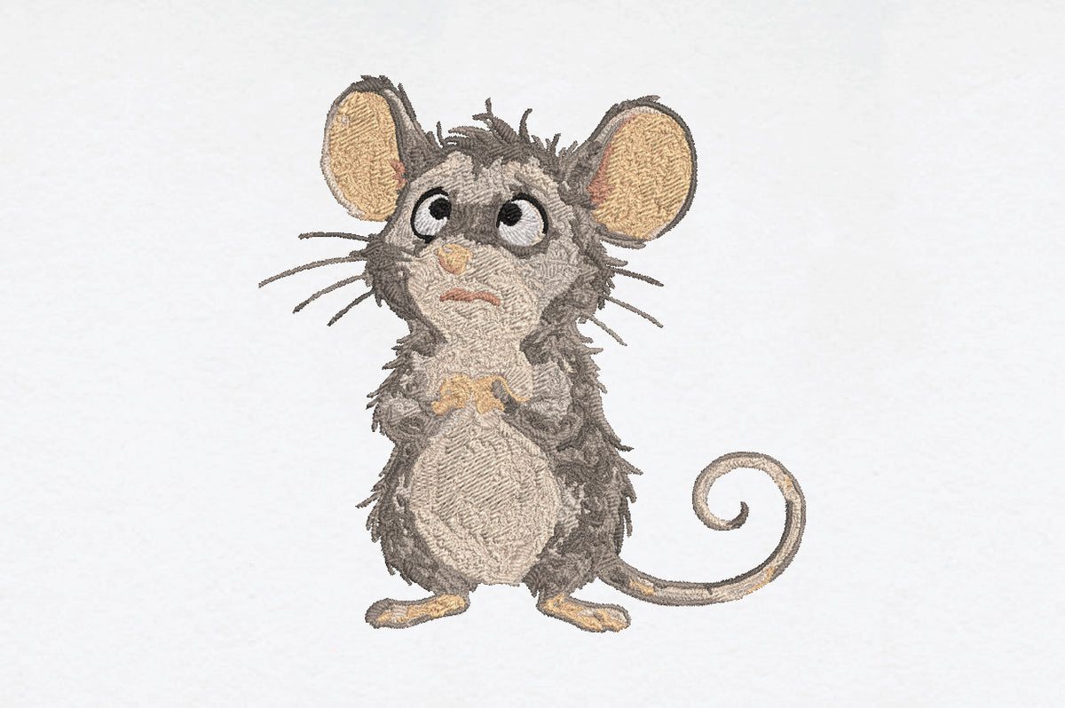 Cute Mouse Embroidery Design
