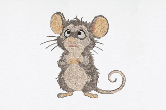 Cute Mouse Embroidery Design