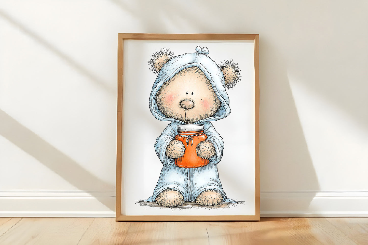 Whimsical Cute Teddy Bear Sublimation PNG Bundle | Adorable Watercolor Teddy Bear Clipart | Cute Bear PNG