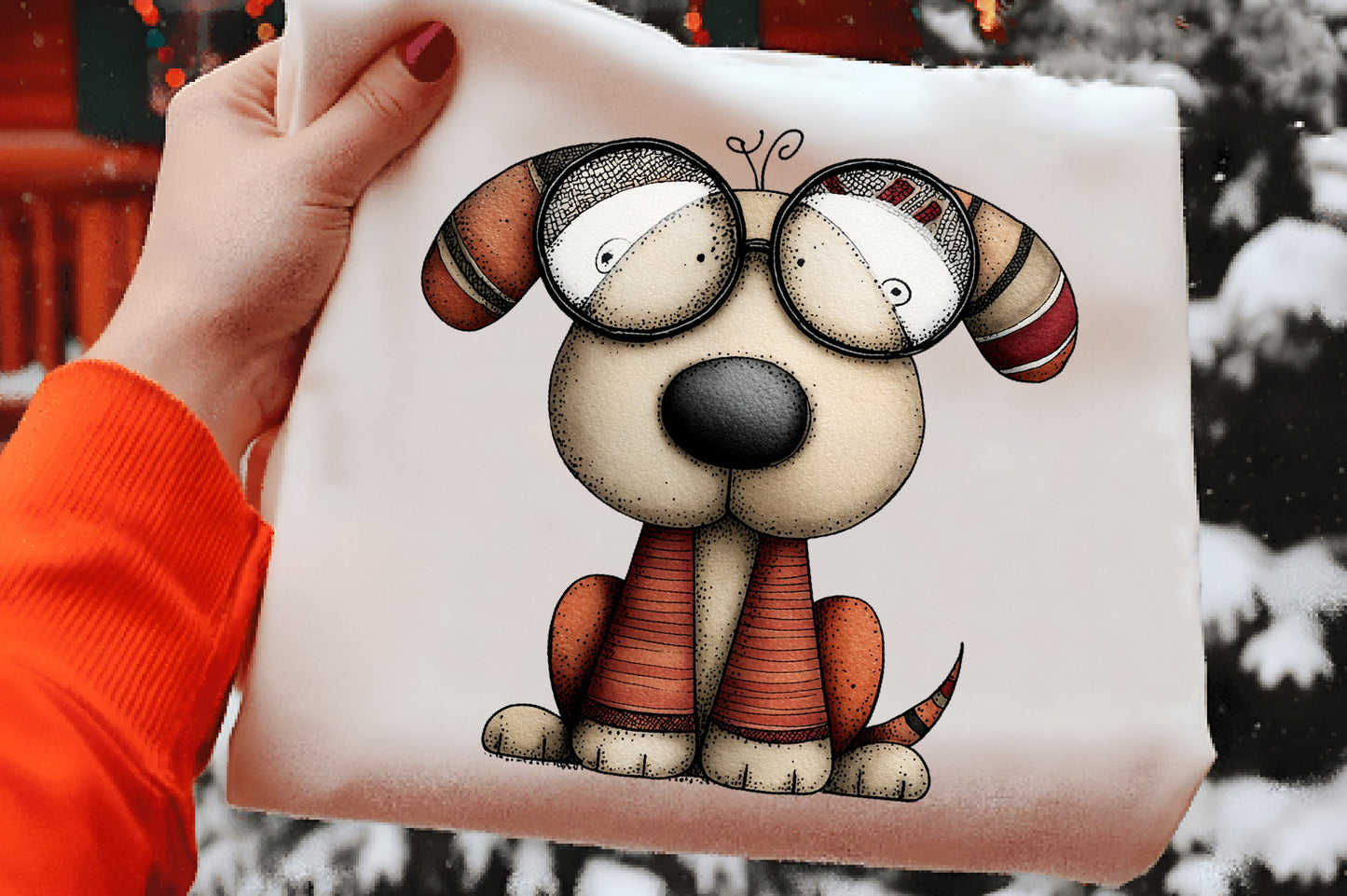 Whimsical Dogs Clipart PNG Bundle | Cute Watercolor Puppy Clipart | Adorable Dog PNG Collection