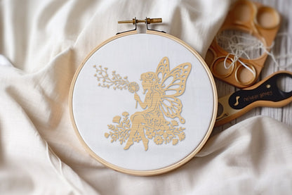 Whimsical Butterfly Fairy Laser Cut Design