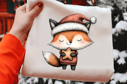 Whimsical Fox Clipart PNG Bundle | Cute Watercolor Woodland Fox Clipart | Adorable Forest Fox PNG