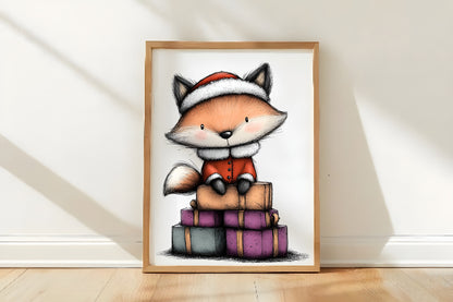 Whimsical Fox Clipart PNG Bundle | Cute Watercolor Woodland Fox Clipart | Adorable Forest Fox PNG