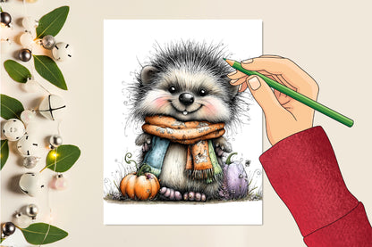 Whimsical Funny Animals Halloween Clipart PNG Bundle