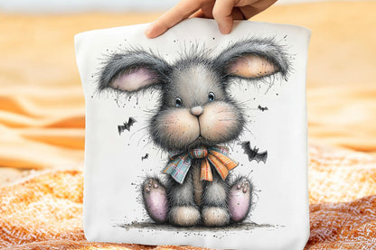 Whimsical Funny Animals Halloween Clipart PNG Bundle