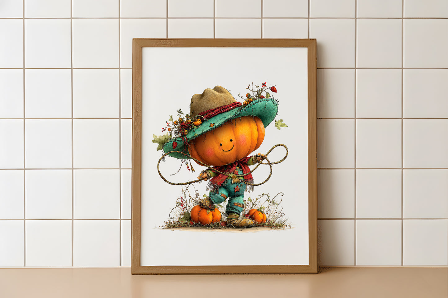 Whimsical Funny Pumpkin PNG  Cute Autumn Halloween Pumpkin Clipart