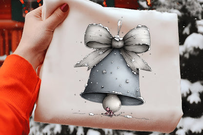 Whimsical Icy Blue Christmas Clipart PNG Bundle | Watercolor Winter Holiday Clipart | Elegant Blue Christmas PNG