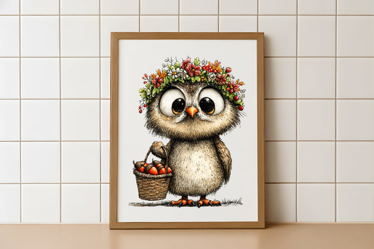 Pink Autumn Fall Clipart PNG Bundle | Cute Woodland Animals, Floral Harvest & Whimsical Fall Graphics