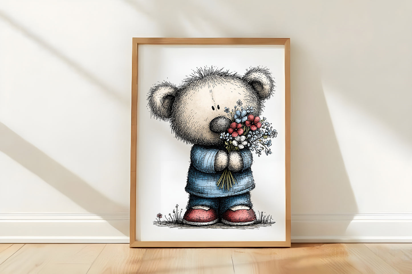 Whimsical Teddy Bear Clipart Bundle PNG