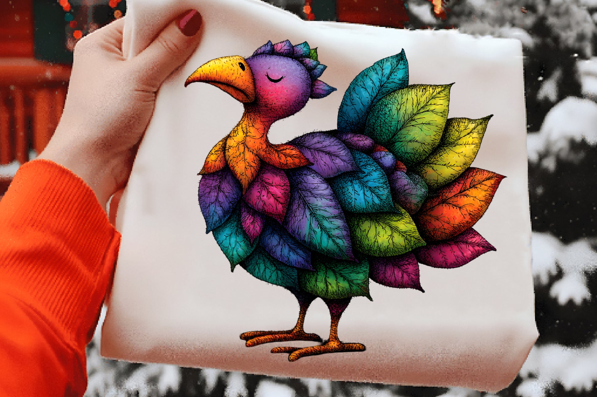 Whimsical Thanksgiving Clipart PNG Commercial Use
