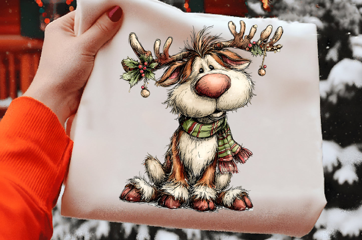 Whimsical Winter Animal Clipart Bundle | Cute Watercolor Winter Animals PNG