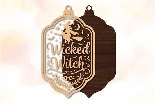 Wicked Witch Halloween Laser Cut SVG