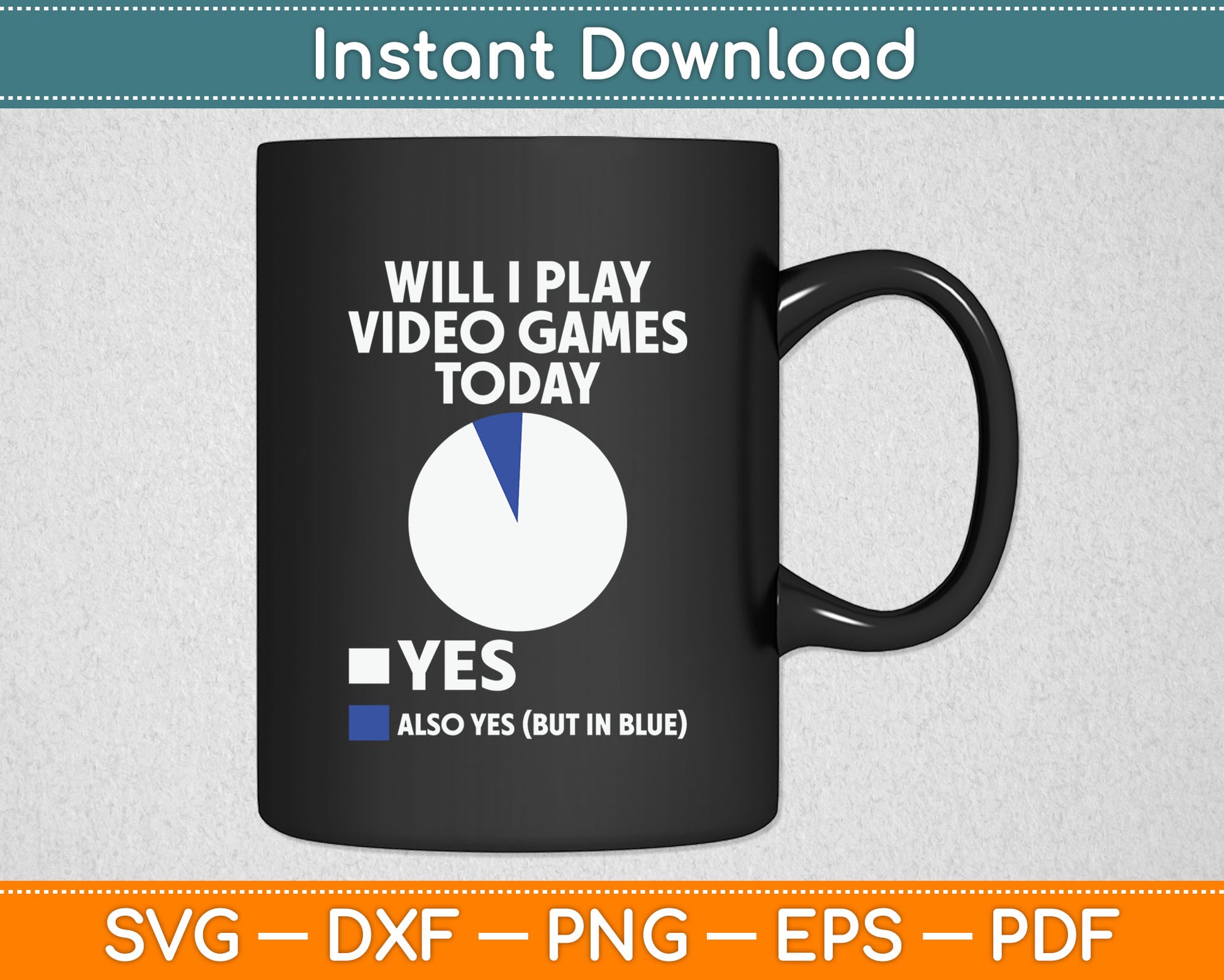 Will I Play Video Games Today Funny Gamer Gaming Svg Digital Cutting File